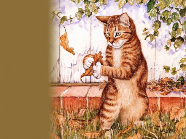 Обои картинки фото рисованные, животные