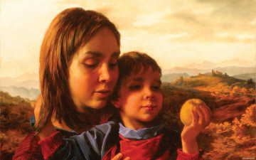 обоя рисованные