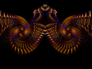 Картинка 3д графика fractal фракталы абстракция