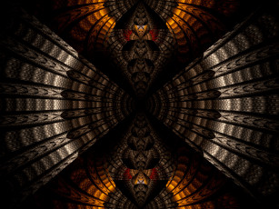 Картинка 3д графика fractal фракталы абстракция