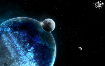 Картинка космос арт планеты