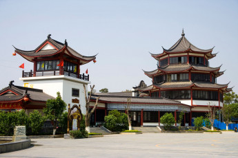 Картинка города буддистские другие храмы китай храм