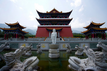 Картинка города буддистские другие храмы китай храм