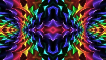 Картинка 3д графика fractal фракталы цвета фон узор