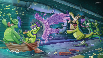 Картинка видео игры where’s my water крокодилы