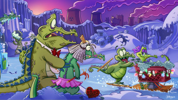 Картинка видео игры where’s my water крокодилы