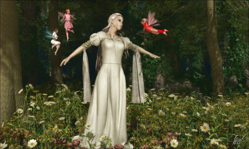 Картинка 3д графика elves эльфы фея