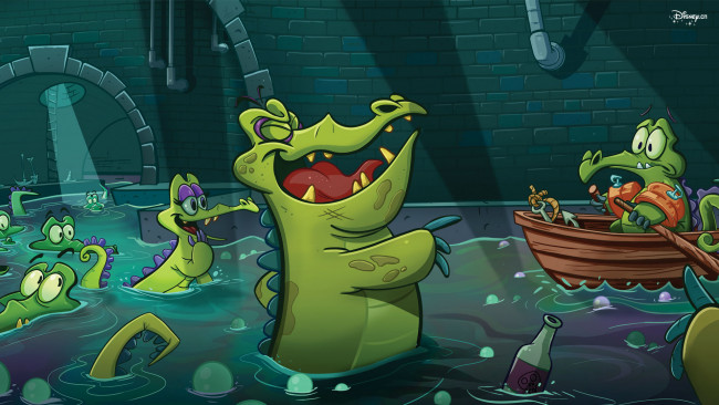 Обои картинки фото видео, игры, where’s, my, water, крокодилы