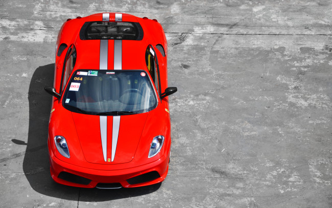 Обои картинки фото автомобили, ferrari, красная