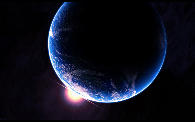 Обои картинки фото космос, арт, планеты