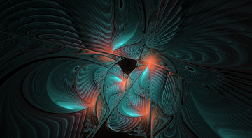 Картинка 3д графика fractal фракталы фон узор цвета