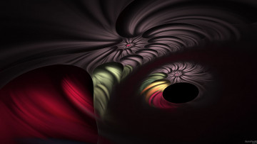 Картинка 3д графика fractal фракталы узор цвета фон