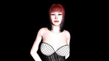 Картинка 3д графика people люди девушка