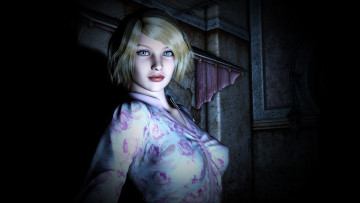 Картинка 3д графика people люди девушка взгляд