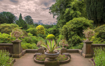 Картинка biddulph grange gardens england природа парк англия деревья кусты цветы