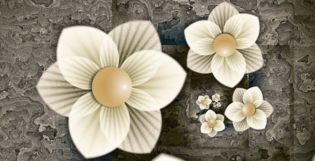 Обои картинки фото 3д, графика, flowers, цветы, фон, узор, цвета
