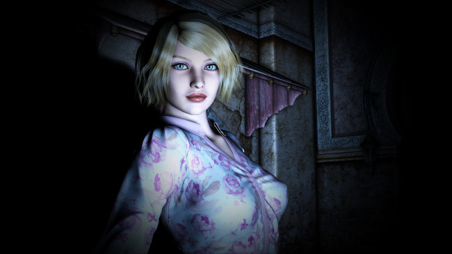 Обои картинки фото 3д, графика, people, люди, девушка, взгляд