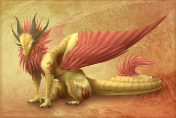 Картинка рисованные животные +сказочные +мифические дракон