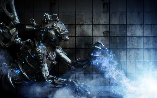 Обои картинки фото фэнтези, роботы,  киборги,  механизмы, когти
