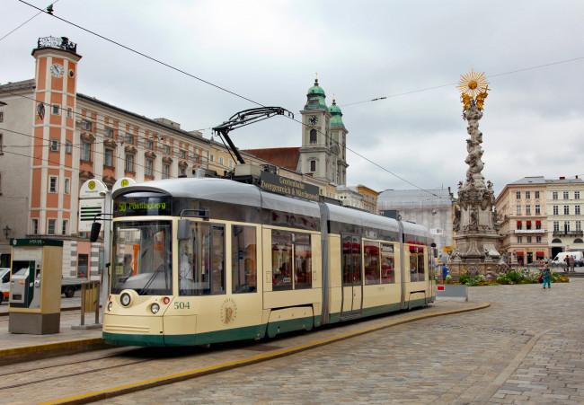 Обои картинки фото техника, трамваи, трамвай, рельсы, транспорт