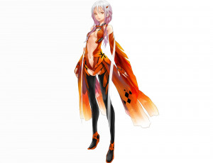 Картинка аниме guilty+crown девушка