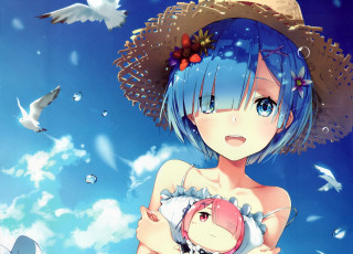 Картинка аниме re +zero+kara+hajimeru+isekai+seikatsu рем