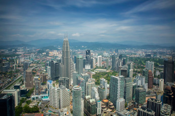 Картинка kuala+lumpur города куала-лумпур+ малайзия деловой центр