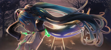 Картинка аниме vocaloid девушка