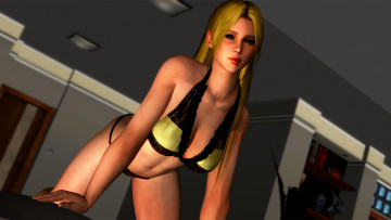 обоя 3д графика, аниме , anime, девушка, фон, взгляд