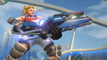 Картинка видео+игры overwatch девушка