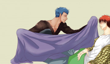 Картинка аниме kuroko+no+baske кагами тайга аомине дайки