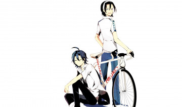 Картинка аниме yowamushi+pedal парни