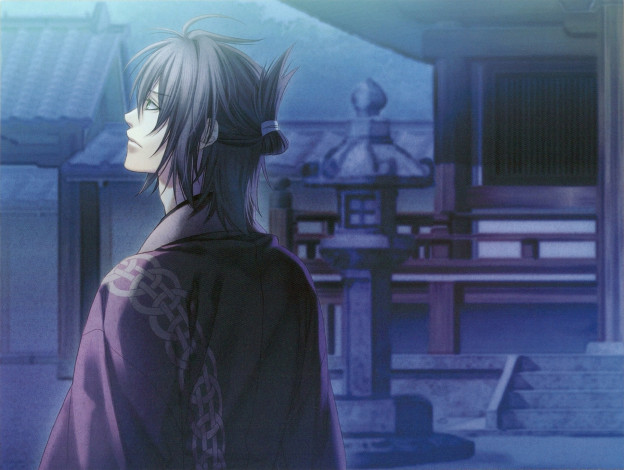 Обои картинки фото аниме, hakuouki, окита