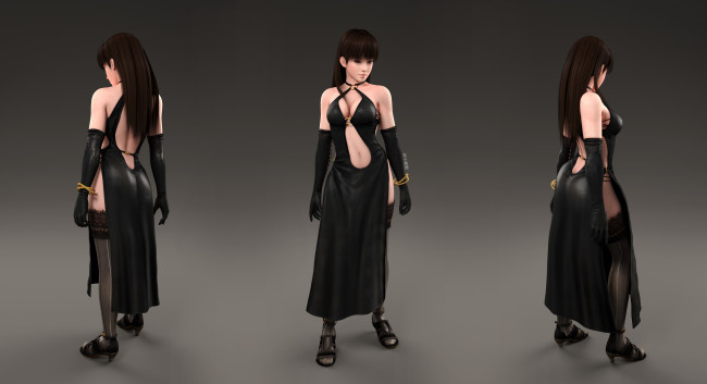 Обои картинки фото 3д графика, аниме , anime, девушка, фон, взгляд