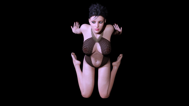 Обои картинки фото 3д графика, люди , people, фон, девушка, взгляд