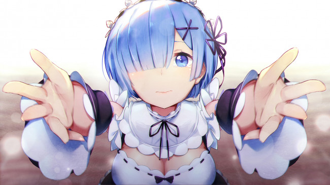 Обои картинки фото аниме, re,  zero kara hajimeru isekai seikatsu, рем