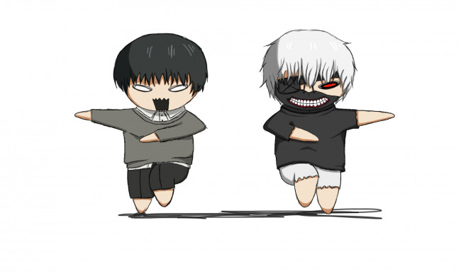 Обои картинки фото аниме, tokyo ghoul, канеки