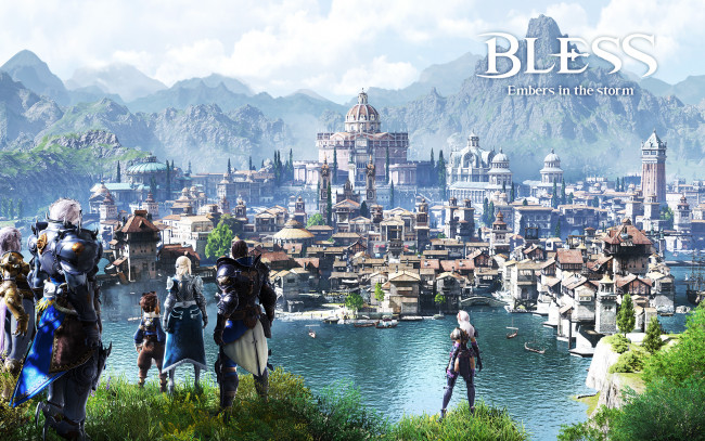 Обои картинки фото видео игры, bless online, арт, action, ролевая, bless, online