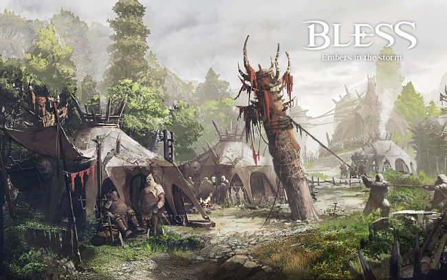 Обои картинки фото видео игры, bless online, bless, online, арт, action, ролевая