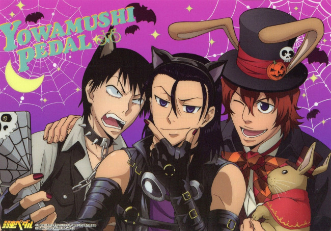 Обои картинки фото аниме, yowamushi pedal, парни