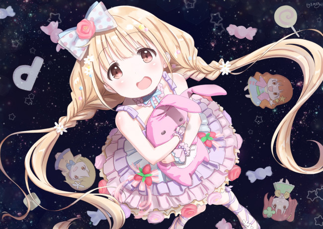 Обои картинки фото аниме, idolm@ster, девочка