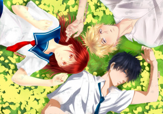 Картинка аниме unknown +другое трое