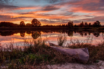 Картинка корабли лодки +шлюпки река лес