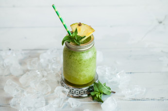 Картинка еда напитки +коктейль напиток лед холодный вкусный цветы