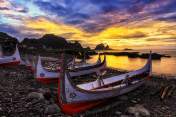 Картинка корабли лодки +шлюпки река лес