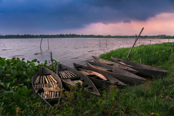 Картинка корабли лодки +шлюпки река лес