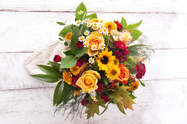 Обои картинки фото цветы, букеты,  композиции, разноцветные