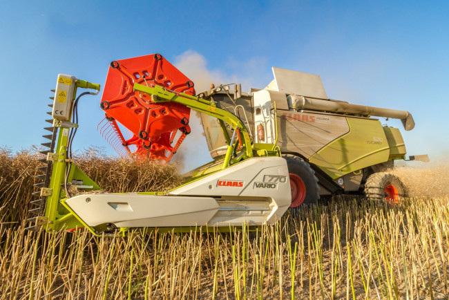 Обои картинки фото техника, комбайны, работы, сельхоз