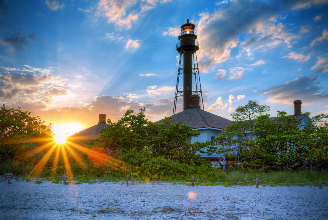 Обои картинки фото природа, маяки, маяк, побережье