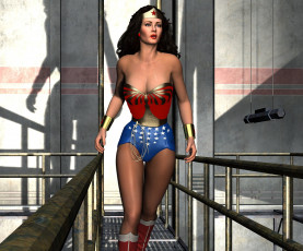 Картинка 3д+графика фантазия+ fantasy девушка взгляд фон